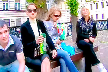 Russian girls fucking after classes